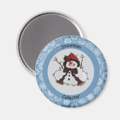 Snowman Collector Magnet (Voorkant / Achterkant)