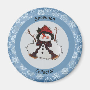 Snowman Collector Magnet