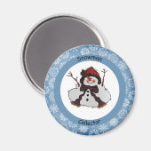 Snowman Collector Magnet (Voorkant / Achterkant)