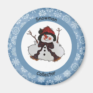 Snowman Collector Magnet