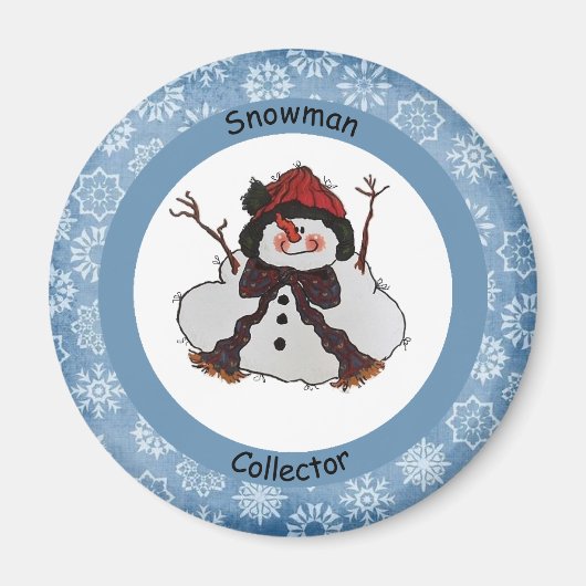 Snowman Collector Magnet (Voorkant)