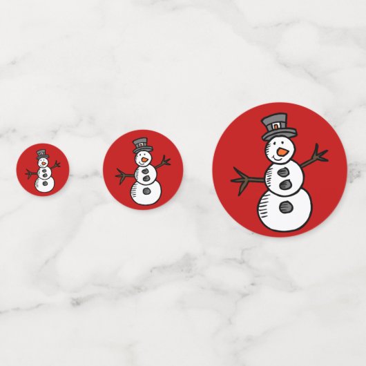 Snowman Confetti (Voorkanten)