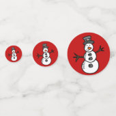 Snowman Confetti (Achterkanten)
