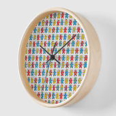 Snowman Cookie Wall Clock (Hoek)