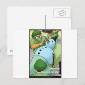 Snowman Cosmetic Surgery Funny Gifts T - shirts Ka Briefkaart (Voorkant / Achterkant)