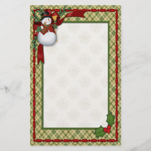 Snowman Country Christmas Briefpapier