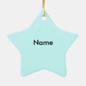 Snowman Couple Keramisch Ornament (Achterkant)