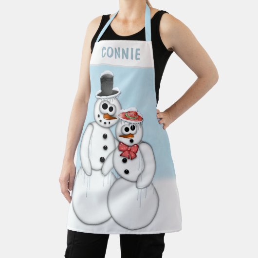 Snowman Couple Schort (Insitu)