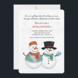 Snowman Couple Uitnodiging<br><div class="desc">Een zoete uitnodiging met een paar sneeuwpoppen in hun finale. Ontworpen door: Freepik). () De kaart is gemakkelijk aan te passen aan de tekst, het lettertype en de tekenkleur.() Niet precies wat je zoekt? Al onze producten kunnen zonder extra kosten op maat worden ontworpen om aan uw behoeften te voldoen.()Neem...</div>