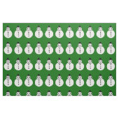 Snowman Craft Fabric glimlachen Stof (Fat Quarter)