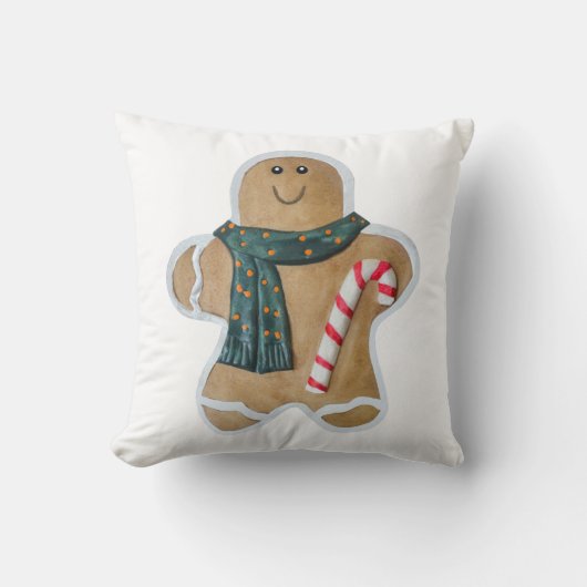Snowman Cushion Kussen (Voorkant)