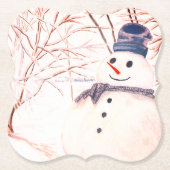 Snowman Custom Bracket Onderzetters (Voorkant)