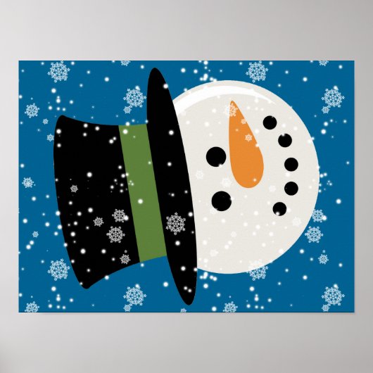 SNOWMAN CUTE FACE POSTER (Voorkant)