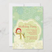 SNOWMAN CUTE Vacature SNOWMAN Kaart (Voorkant)