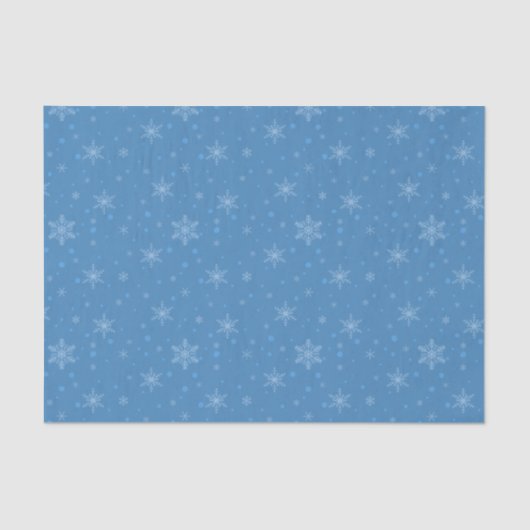 Snowman Cutout Snowflake Tissuepapier (Voorkant)