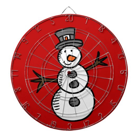 Snowman Dartbord (Voorkant)