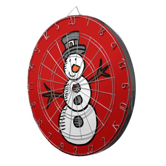 Snowman Dartbord (Voorkant Rechts)