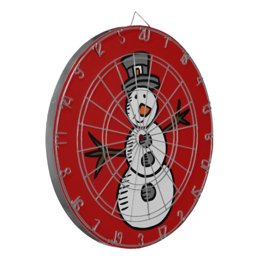 Snowman Dartbord (Voorkant Links)