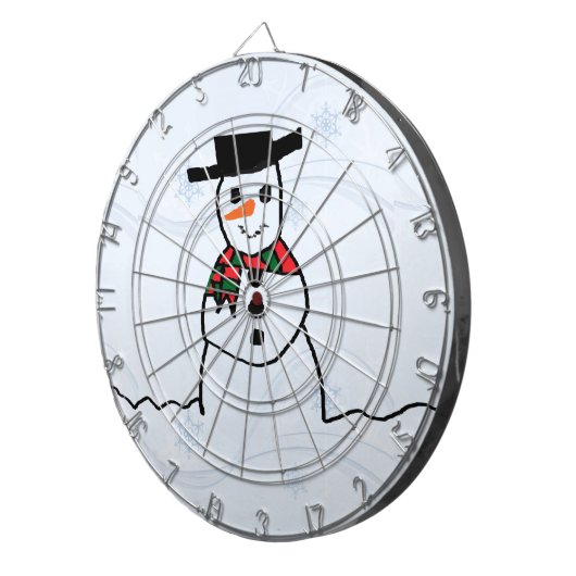 Snowman Dartbord (Voorkant Rechts)