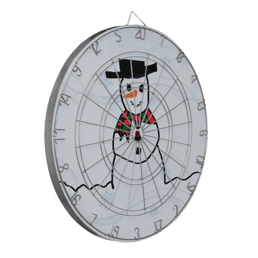 Snowman Dartbord (Voorkant Links)