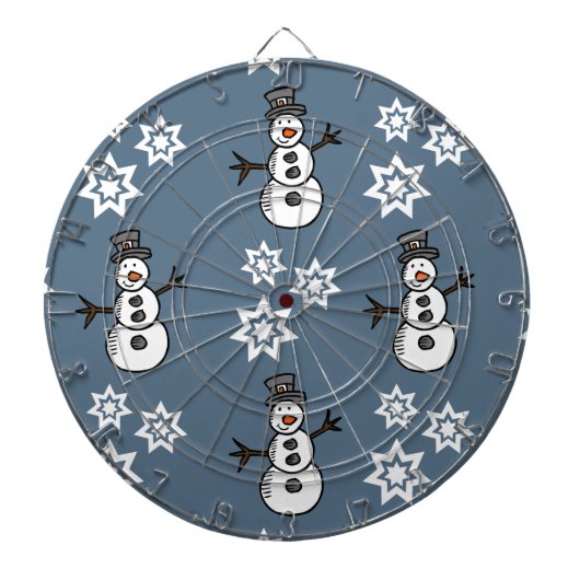 Snowman Dartbord (Voorkant)