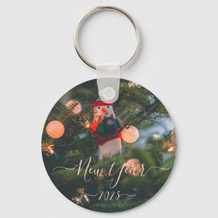 Snowman decor op de kerstboomsleutelhanger sleutelhanger