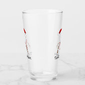 Snowman Design Drink glas (Rechts)