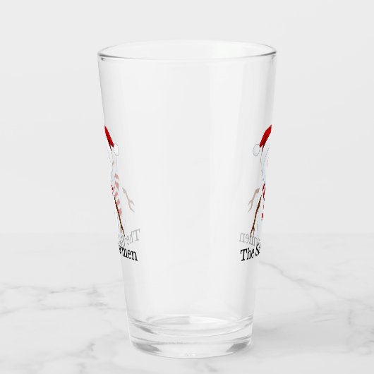 Snowman Design Drink glas (Rechts)