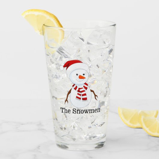 Snowman Design Drink glas (Voorkant ijs)