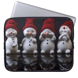 Snowman Design Laptop Slaper Laptop Sleeve