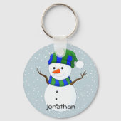 Snowman Design Sleutelhanger (Voorkant)