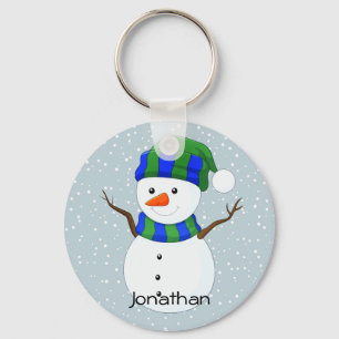 Snowman Design Sleutelhanger