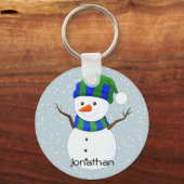 Snowman Design Sleutelhanger (Voorkant)