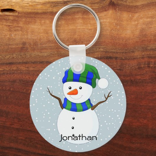 Snowman Design Sleutelhanger (Voorkant)