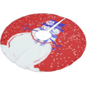 Snowman Designer kerstboomrok - Feestdagen Kerstboom Rok (Gekanteld)