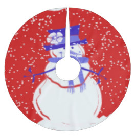 Snowman Designer kerstboomrok - Feestdagen Kerstboom Rok