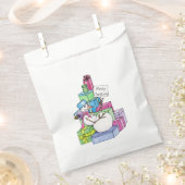 Snowman die cadeaus koelt bedankzakje (Geknipt)