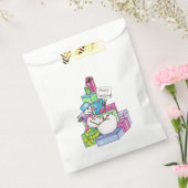 Snowman die cadeaus koelt bedankzakje (Gezegeld)