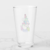 Snowman die cadeaus koelt glas (Achterkant)