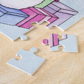Snowman die cadeaus koelt legpuzzel (Zijkant)