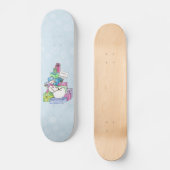 Snowman die cadeaus koelt persoonlijk skateboard (Voorkant)