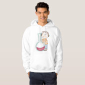 Snowman die de temperatuur controleert hoodie (Voorkant volledig)