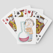 Snowman die de temperatuur controleert pokerkaarten (Achterkant)