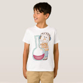 Snowman die de temperatuur controleert t-shirt (Voorkant volledig)