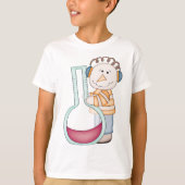 Snowman die de temperatuur controleert t-shirt (Voorkant)