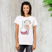Snowman die de temperatuur controleert t-shirt
