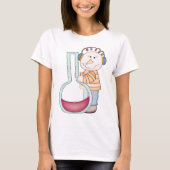 Snowman die de temperatuur controleert t-shirt (Voorkant)