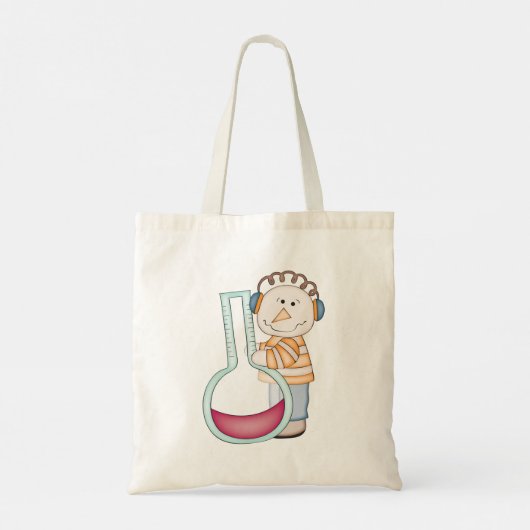 Snowman die de temperatuur controleert tote bag (Achterkant)