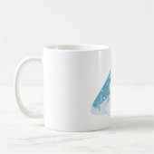 Snowman die een bovenste hoed heeft koffiemok (Links)