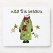 Snowman Dit is het seizoen Muismat (Voorkant)